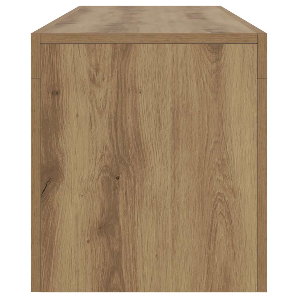 TV ormarić LED boja hrasta 140 x 36,5 x 40 cm konstruirano drvo