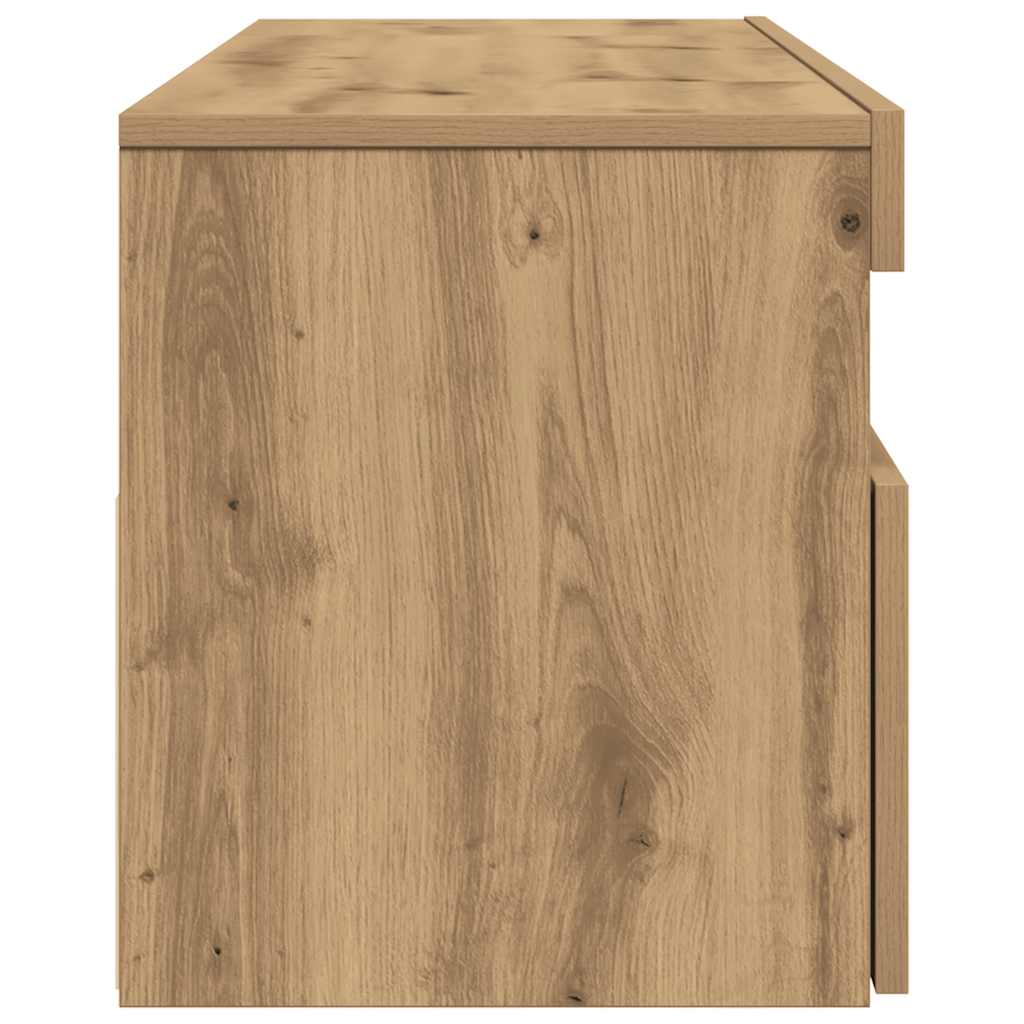 TV ormarić LED boja hrasta 120x35x40 cm konstruirano drvo