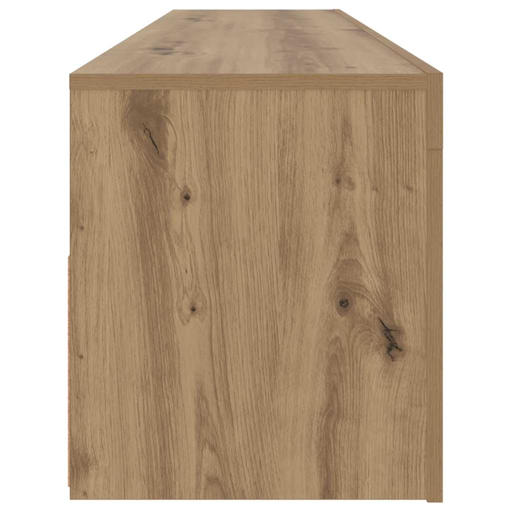TV ormarić LED boja hrasta 120x35x40 cm konstruirano drvo