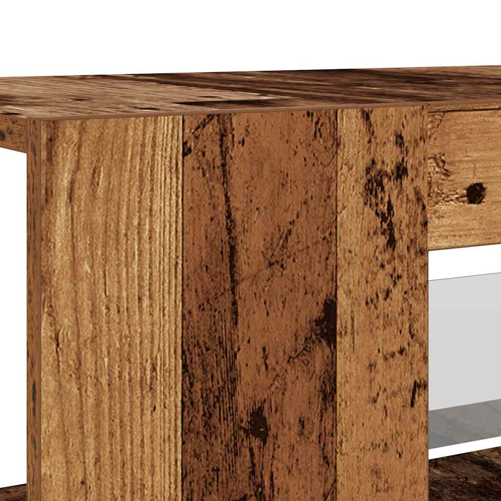 TV ormarić LED boja drva 135x39x30 cm konstruirano drvo