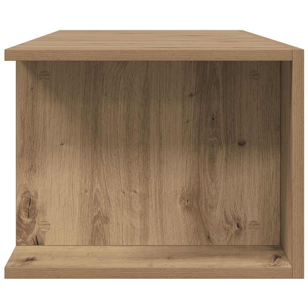 TV ormarić s LED svjetlima Artisan hrast 90x39x30 cm