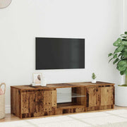 TV ormarić LED boja drva 140x40x36 cm konstruirano drvo