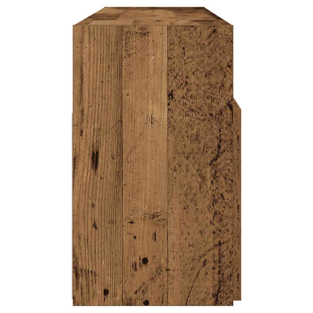 TV ormarić LED boja drva 120x30x50 cm konstruirano drvo