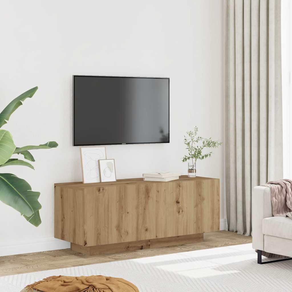 TV ormarić boja artisian hrast 100x35x40 cm konstruirano drvo