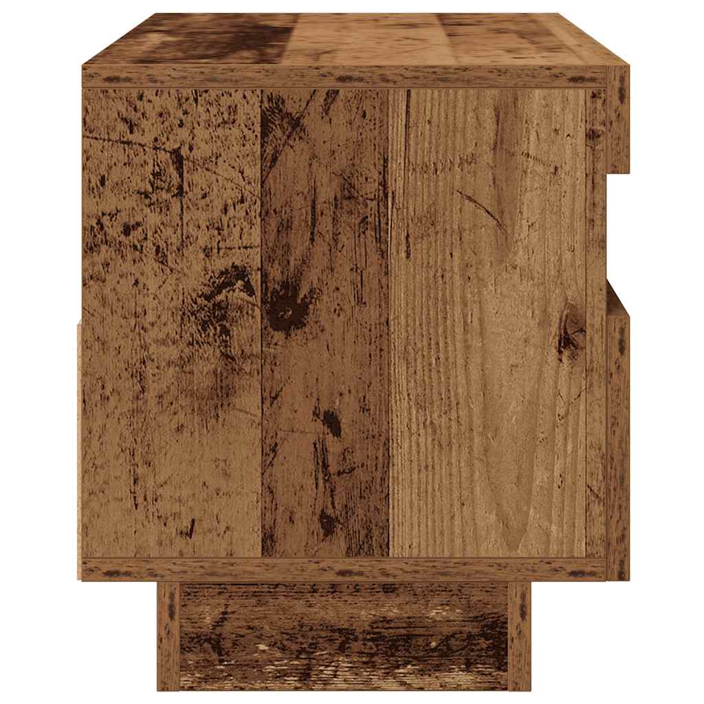 TV ormarić LED boja staro drvo 80x35x40 cm konstruirano drvo