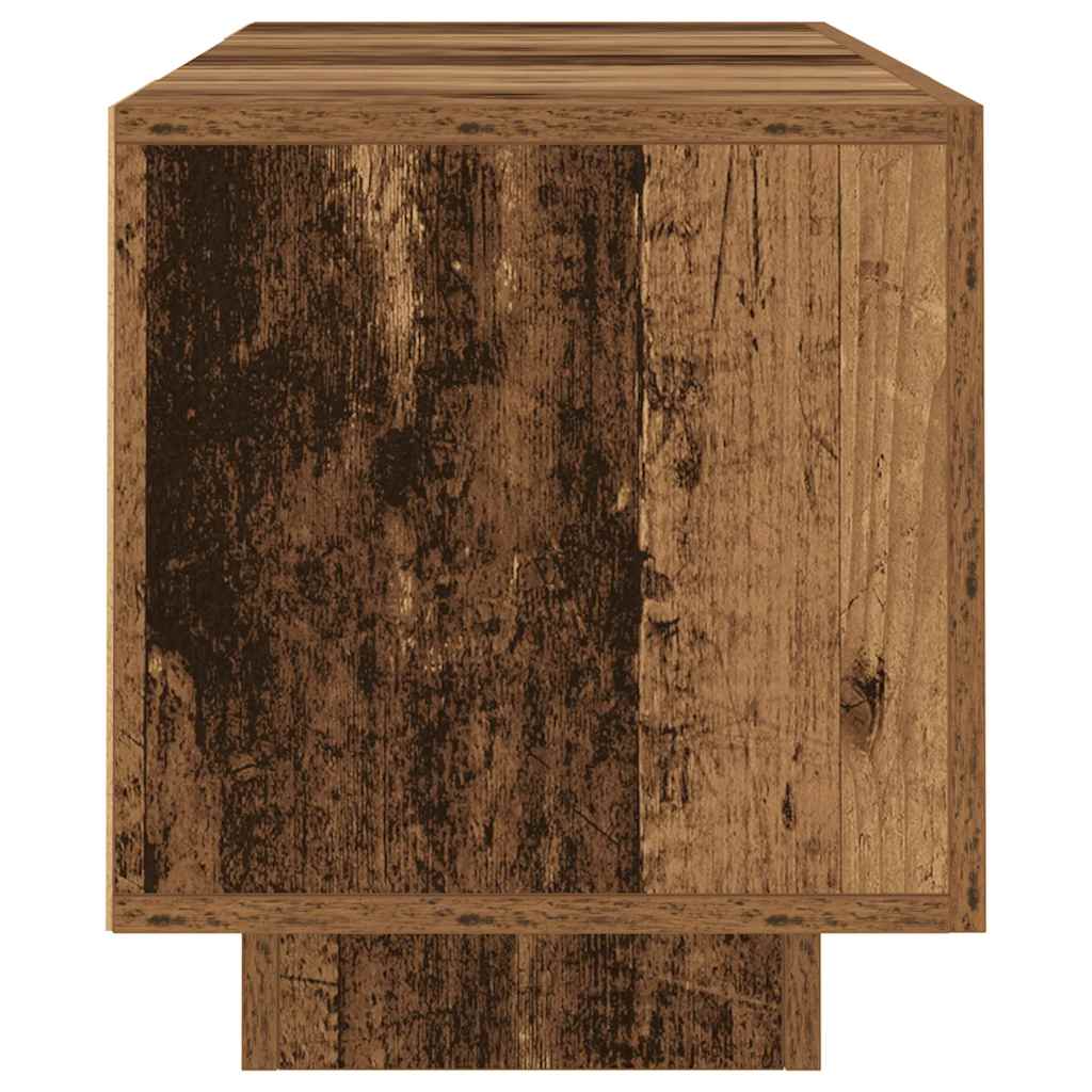 TV ormarić LED boja drva 160x35x40 cm konstruirano drvo