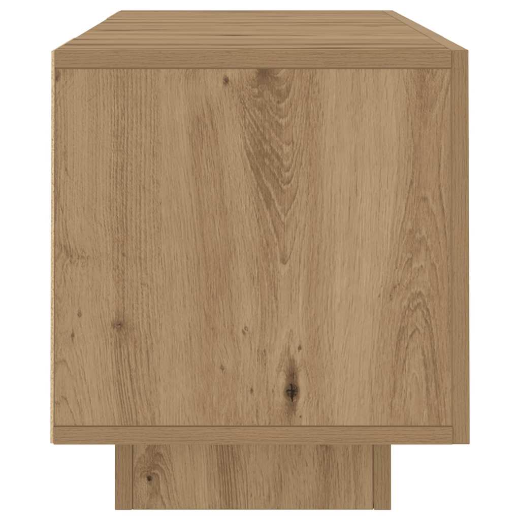 TV ormarić LED boja hrasta 160x35x40 cm konstruirano drvo