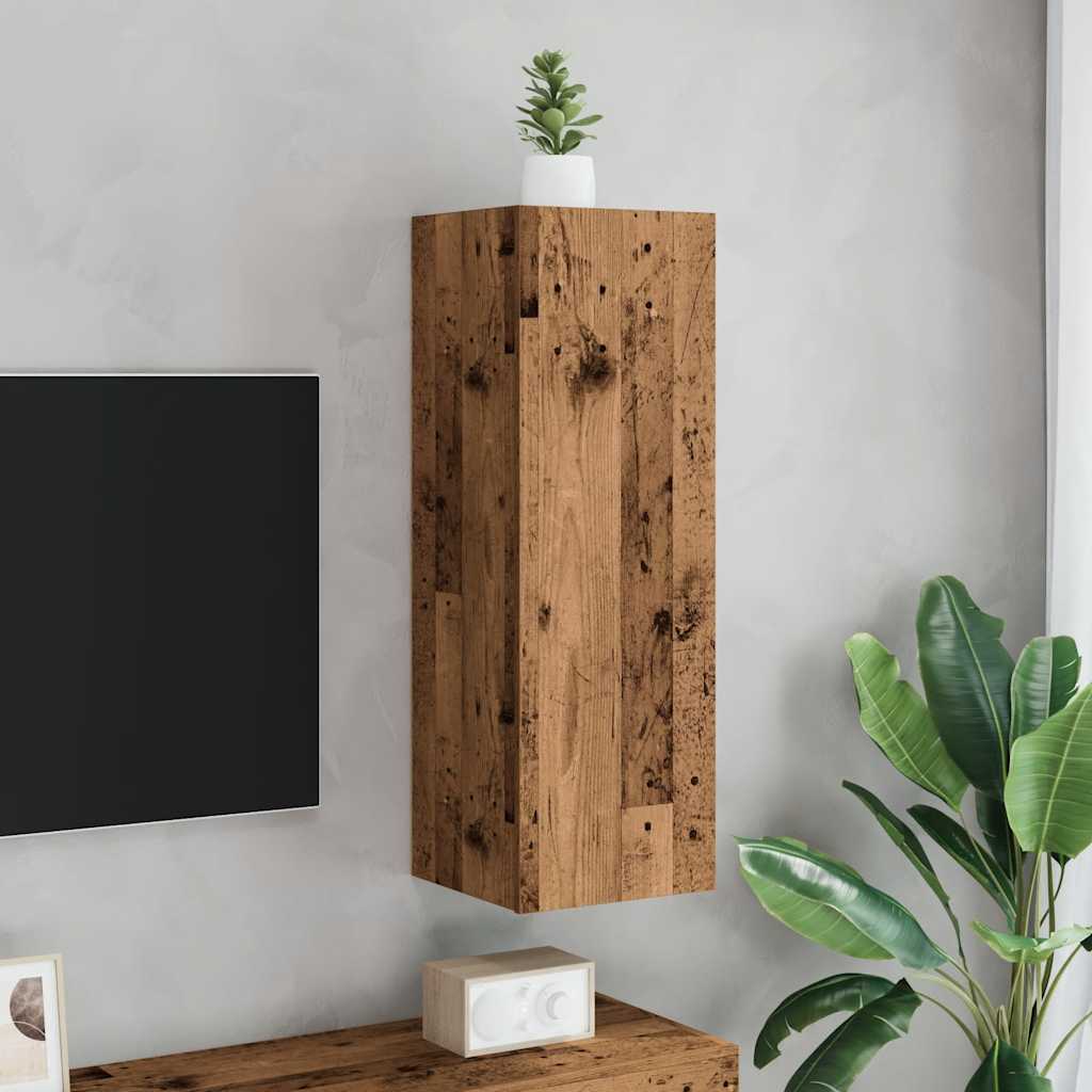 TV ormarić staro drvo 30,5x30x90 cm konstruirano drvo