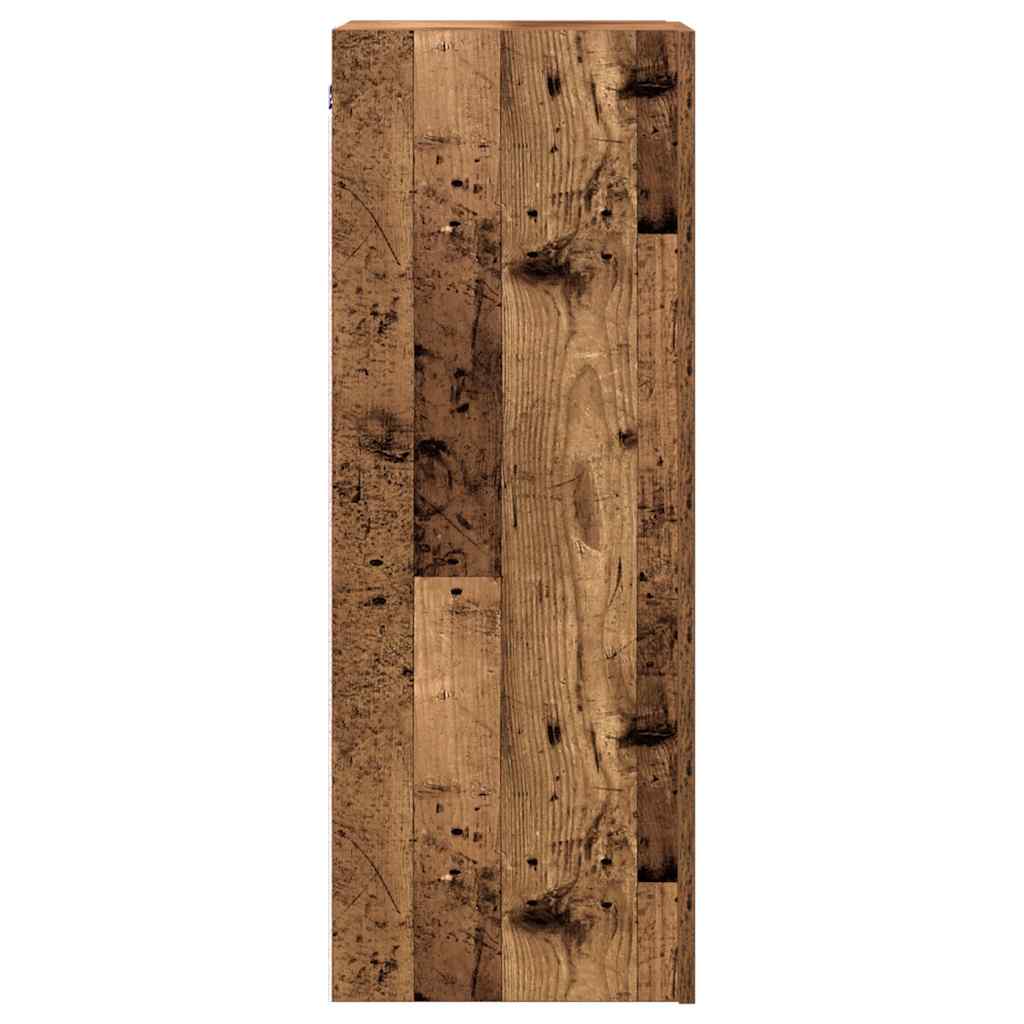 2-dijelni TV ormarić staro drvo 30,5x30x90 cm konstruirano drvo