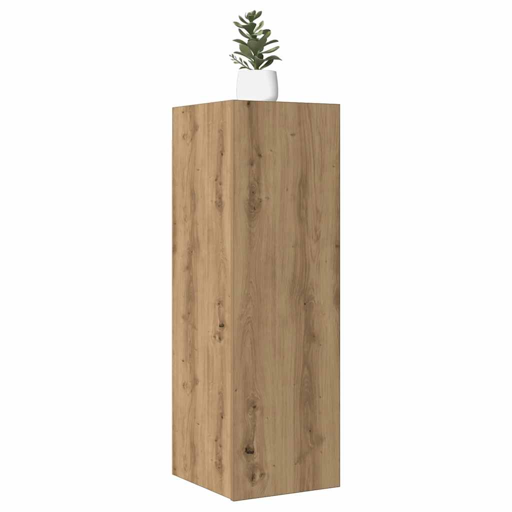 2-dijelni TV ormarić Artisan hrast 30,5x30x90 cm izrađeno drvo