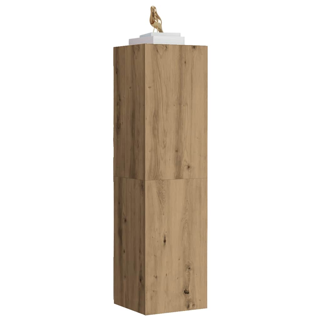 TV ormarić Artisan hrast 30,5x30x110 cm izrađeno drvo