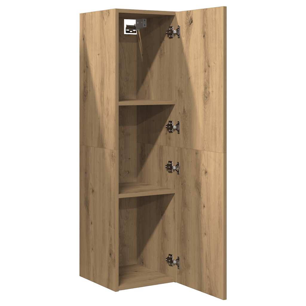 TV ormarić Artisan hrast 30,5x30x110 cm izrađeno drvo