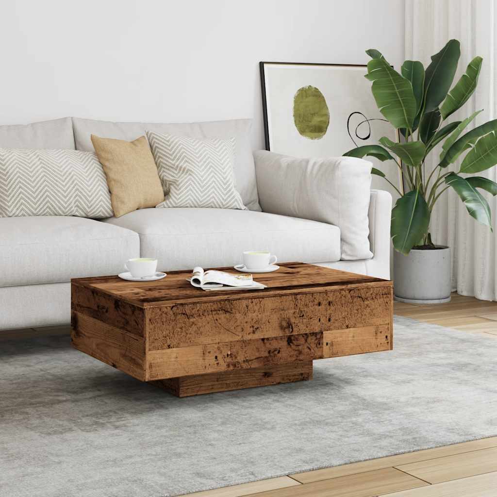 Stol za kavu staro drvo 85x55x31 cm konstruiranog drva