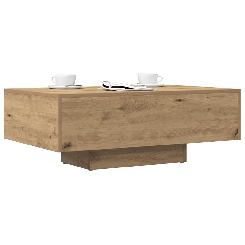 Stolić kavu boja artisian hrast 85x55x31 cm konstruirano drvo