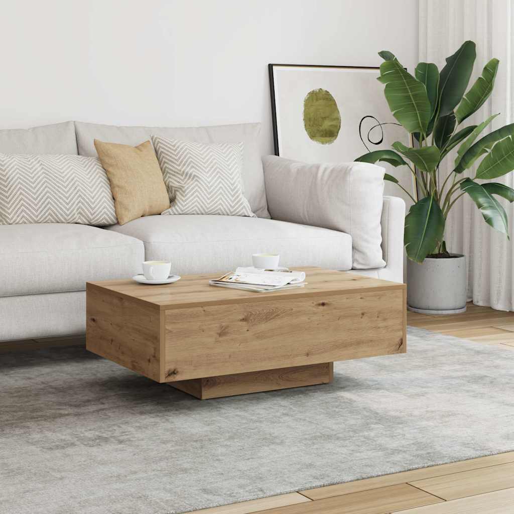 Stolić kavu boja artisian hrast 85x55x31 cm konstruirano drvo