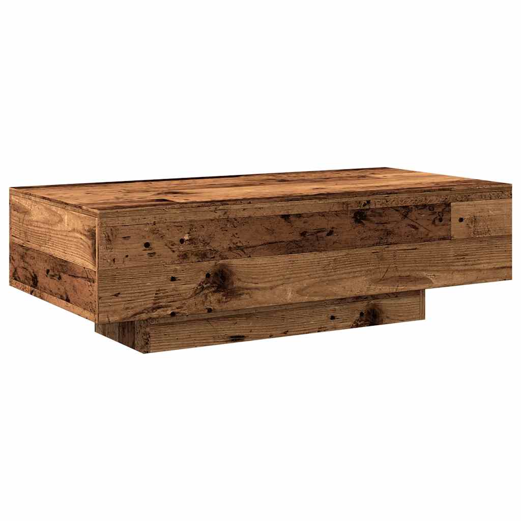 Stolić za kavu boja drva 100 x 49,5 x 31 cm konstruirano drvo