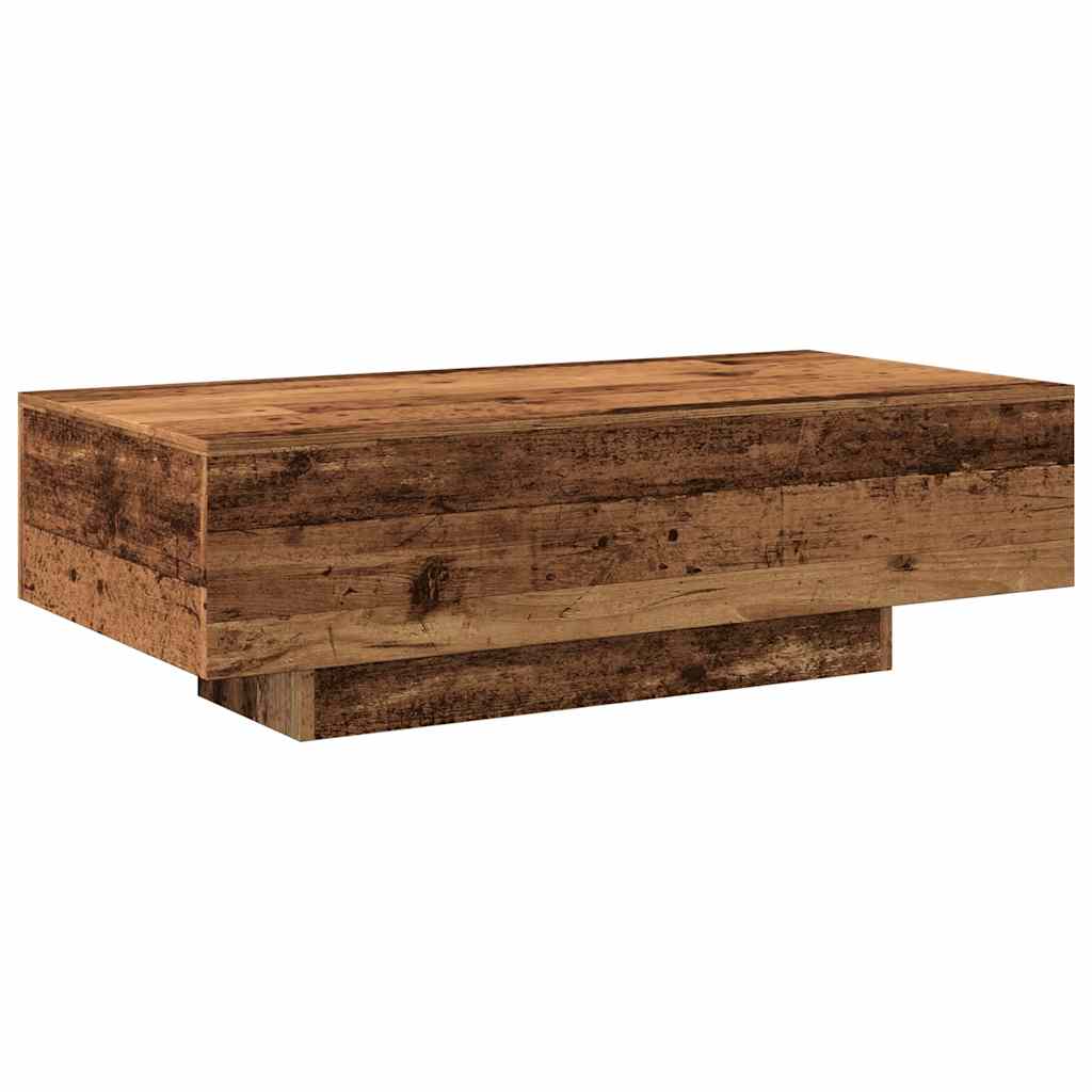 Stolić za kavu boja drva 100 x 49,5 x 31 cm konstruirano drvo
