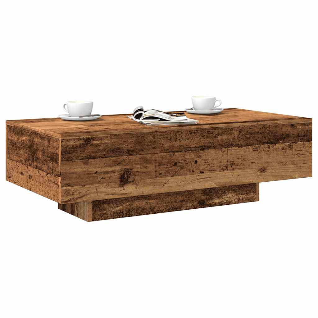 Stolić za kavu boja drva 100 x 49,5 x 31 cm konstruirano drvo