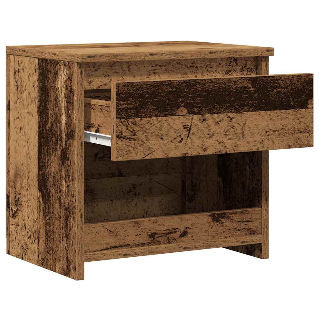 Noćni ormarići 2 kom staro drvo 40x30x39 cm konstruirano drvo