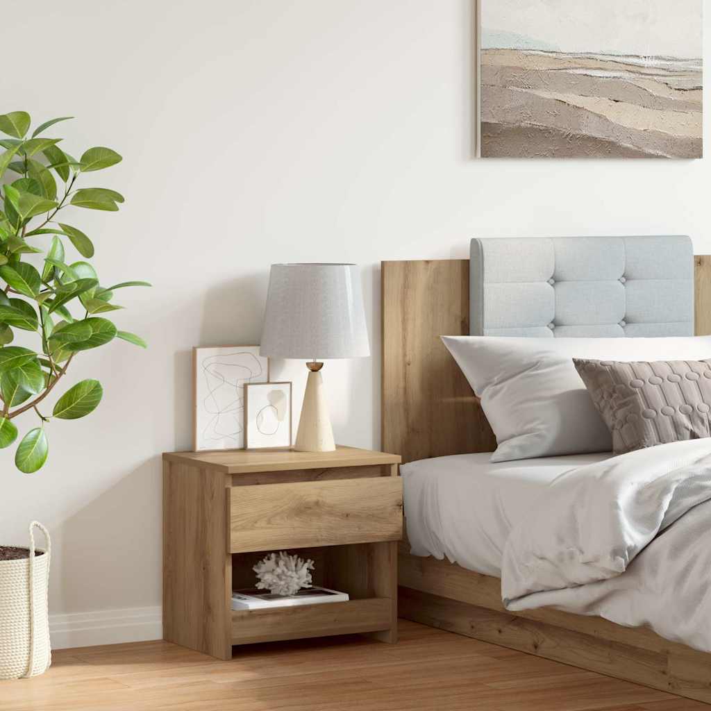 Noćni ormarić Artisan hrast 40x30x39 cm izrađeno drvo