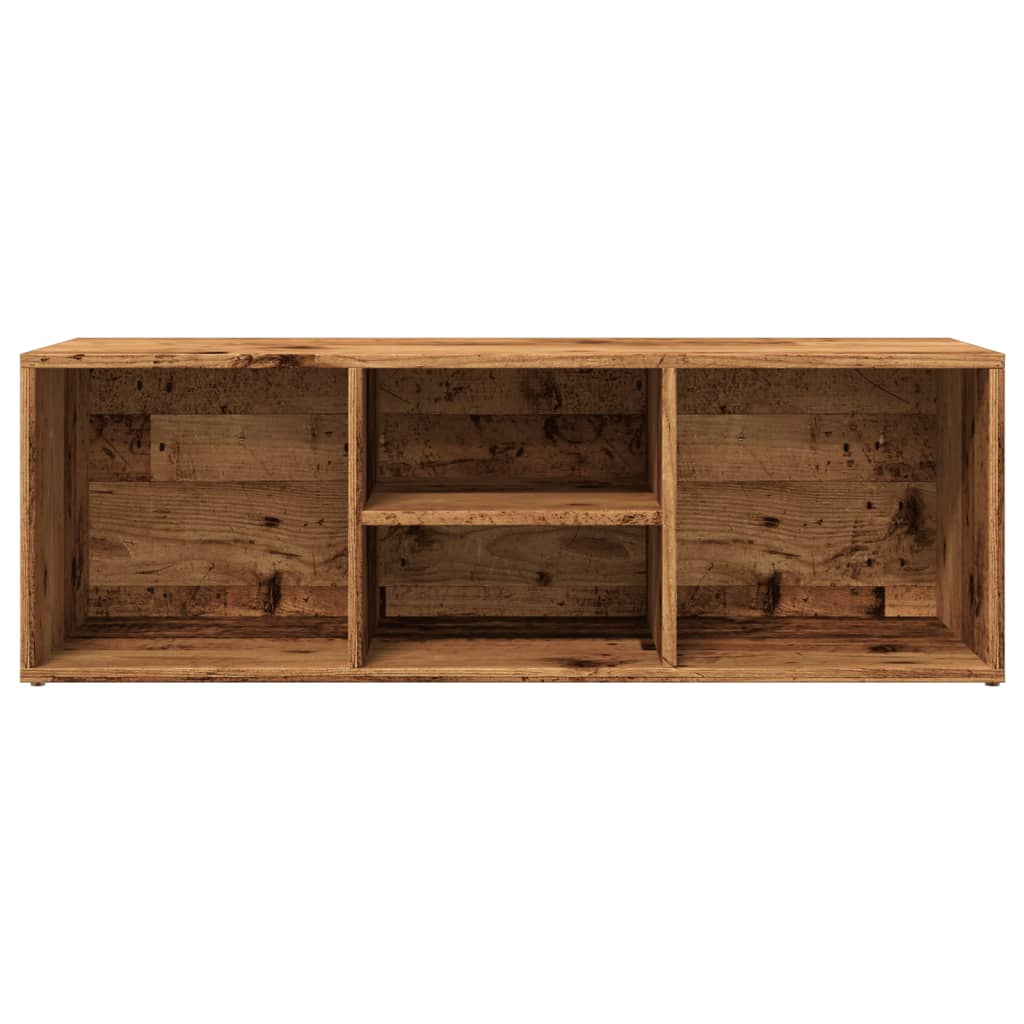 Klupa za spremanje obuće boja staro drvo 105x35x35 cm drvene