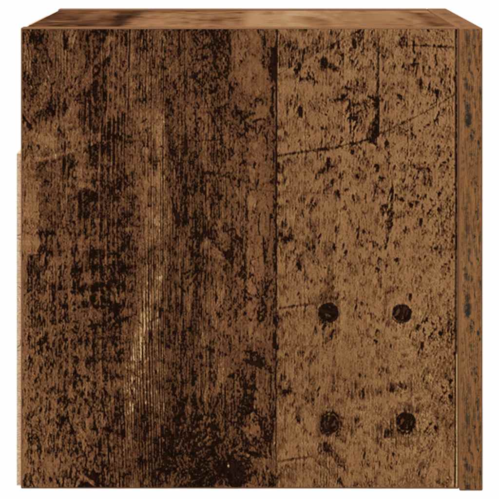 2-dijelni zidni TV ormarić Staro drvo 30,5x30x30 cm