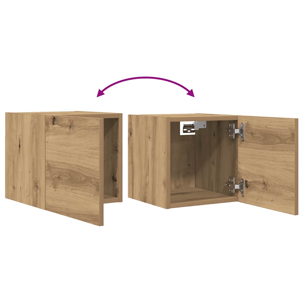 Zidni TV ormarić Artisan hrast 30,5x30x30 cm
