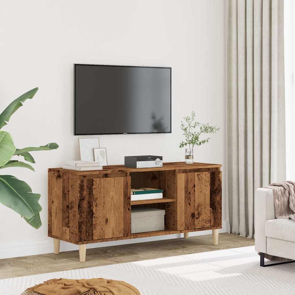 TV ormarić staro drvo 102x35x50 cm konstruirano drvo