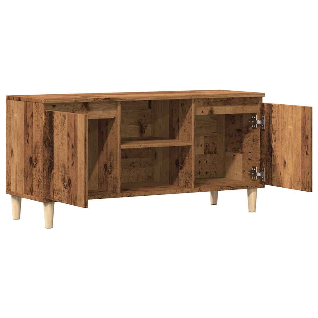 TV ormarić staro drvo 102x35x50 cm konstruirano drvo