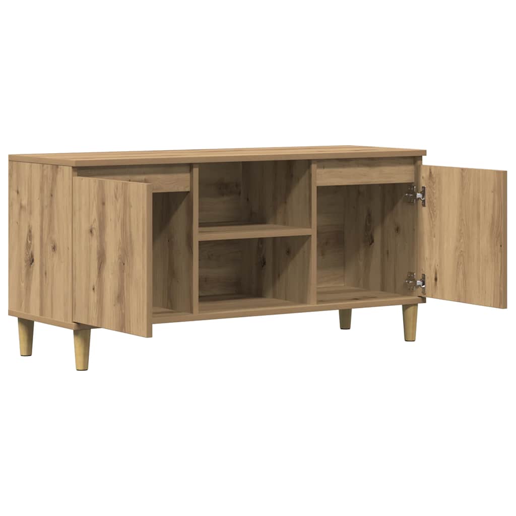 TV ormarić Artisan hrast 102x35x50 cm izrađeno drvo