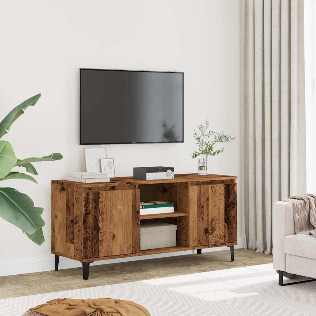 TV ormarić staro drvo 102x35x50 cm konstruirano drvo