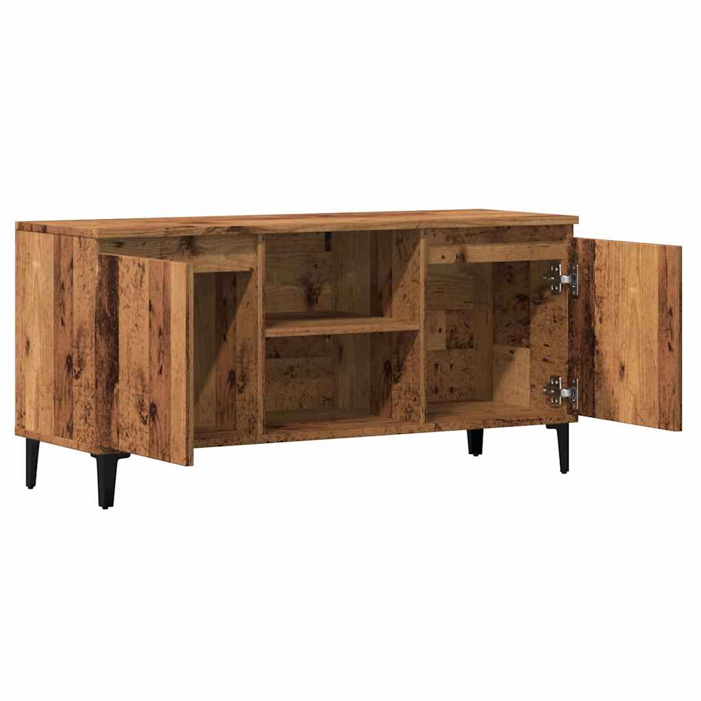 TV ormarić staro drvo 102x35x50 cm konstruirano drvo