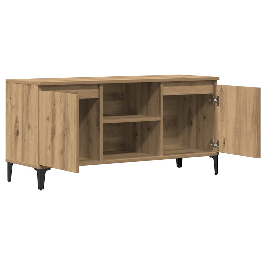TV ormarić Artisan hrast 102x35x50 cm izrađeno drvo