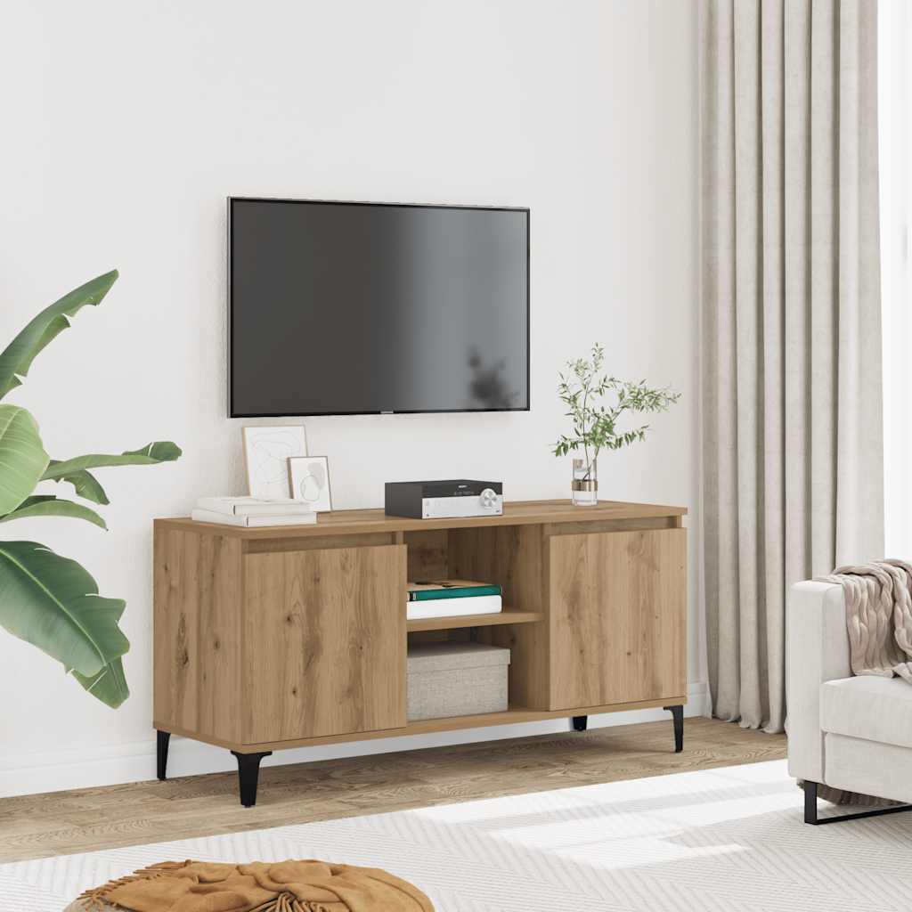 TV ormarić Artisan hrast 102x35x50 cm izrađeno drvo