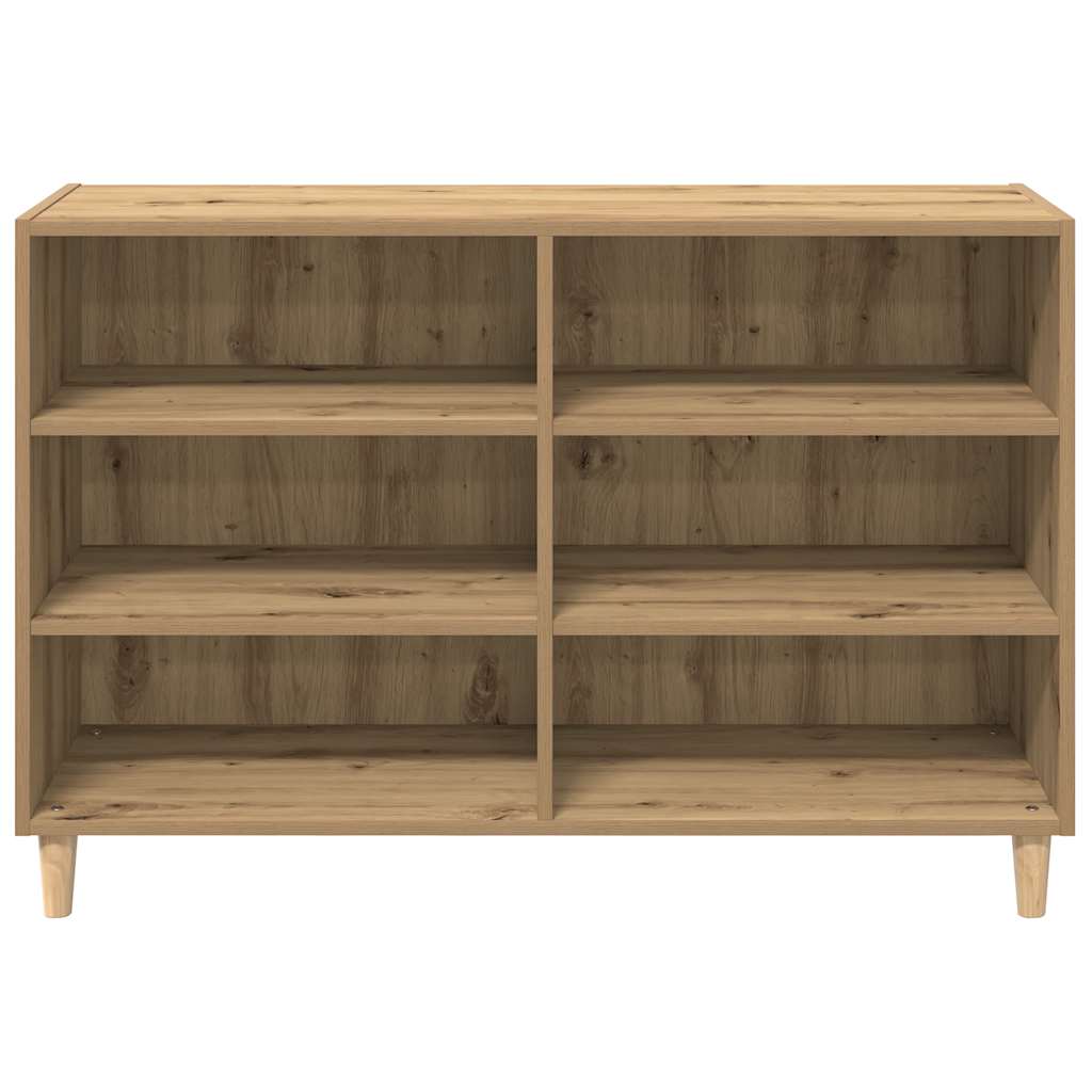 Komoda boja hrasta artisan 103,5 x 35 x 70 cm konstruirano drvo