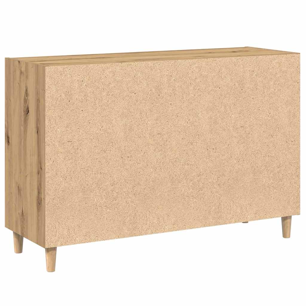 Komoda boja hrasta artisan 103,5 x 35 x 70 cm konstruirano drvo