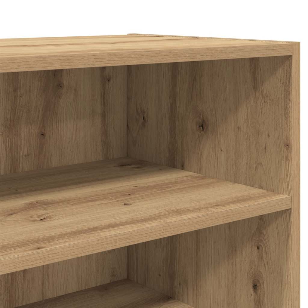Komoda boja hrasta artisan 103,5 x 35 x 70 cm konstruirano drvo