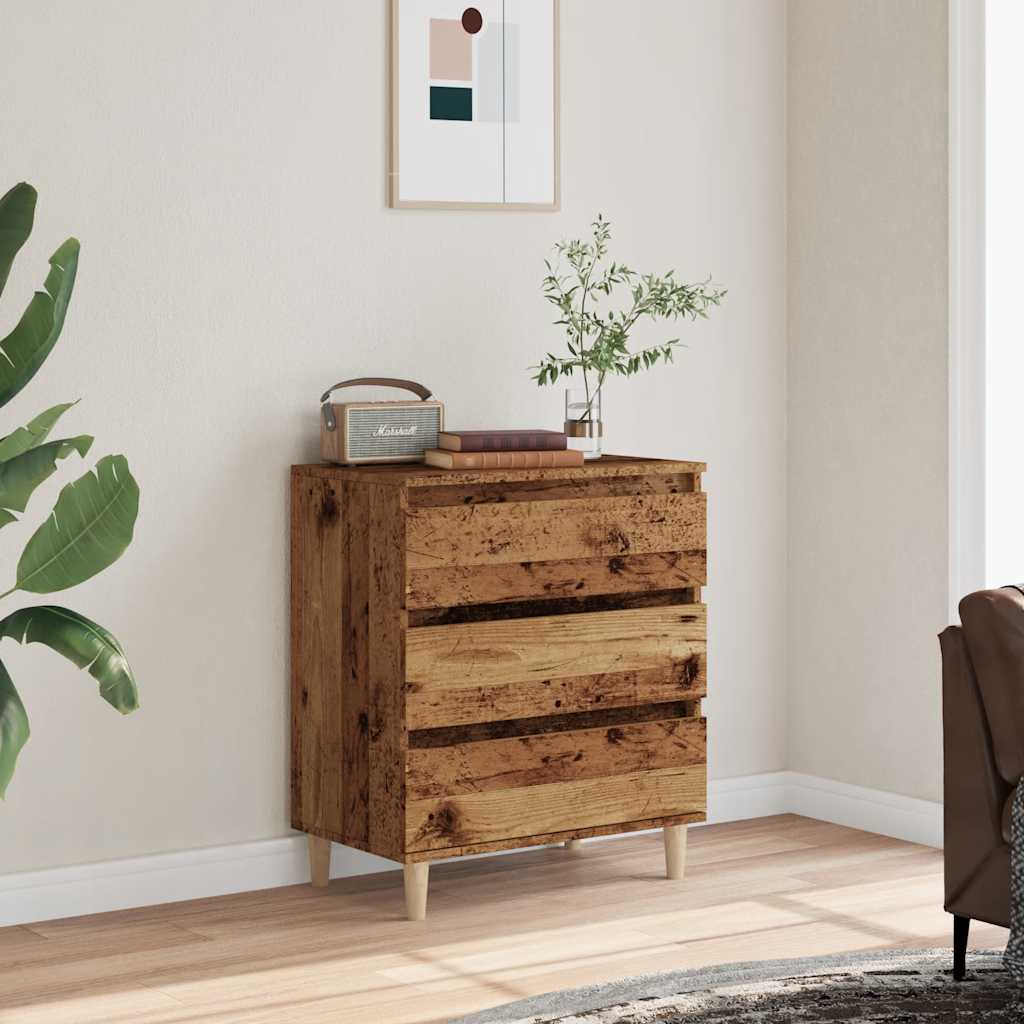 Komoda staro drvo 60x35x70 cm konstruirano drvo