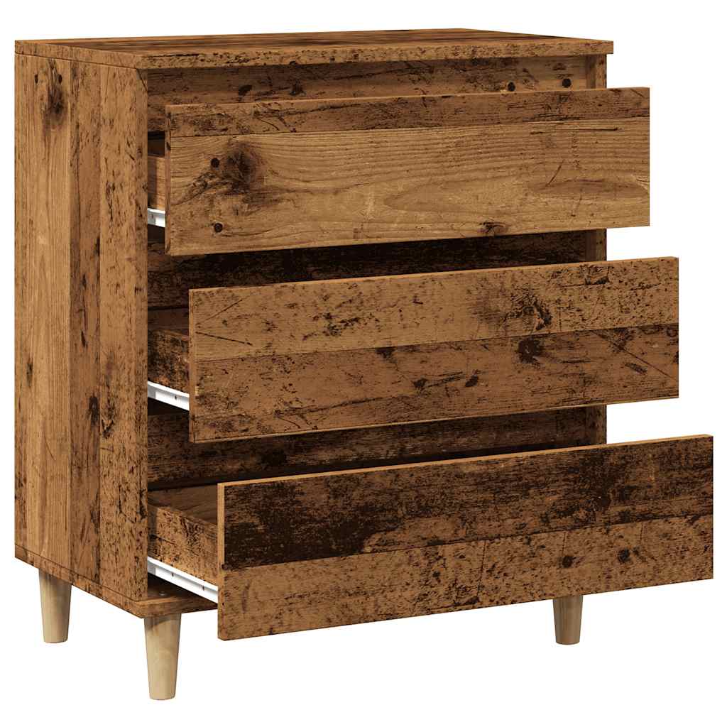 Komoda staro drvo 60x35x70 cm konstruirano drvo