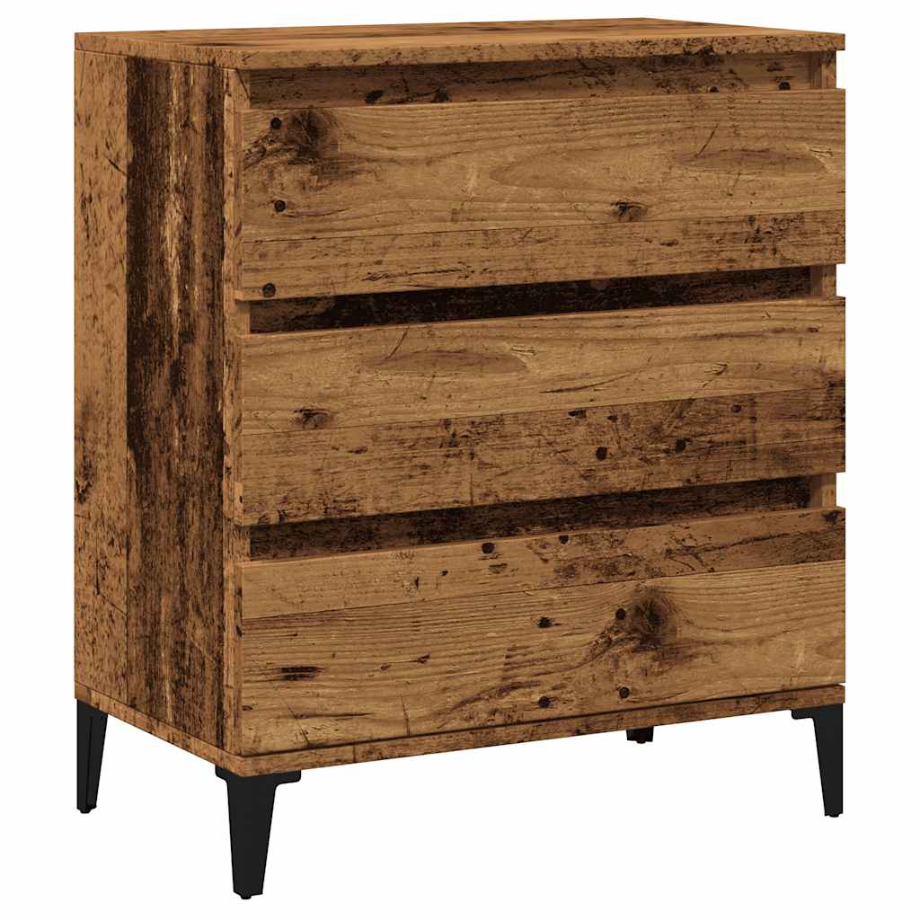 Komoda staro drvo 60x35x70 cm konstruirano drvo