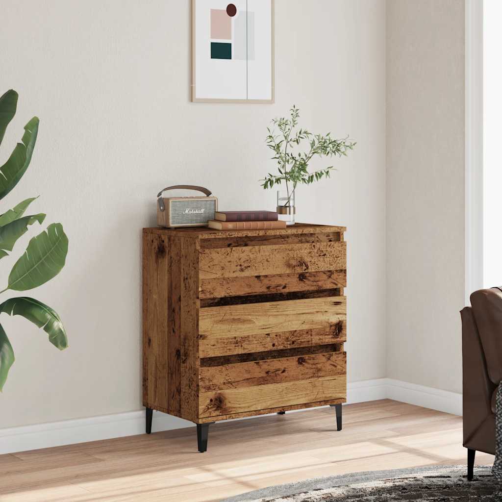 Komoda staro drvo 60x35x70 cm konstruirano drvo