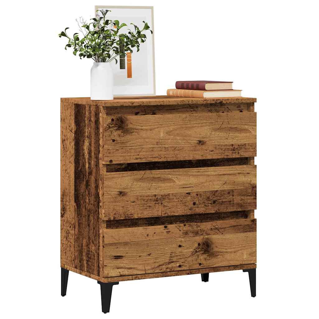 Komoda staro drvo 60x35x70 cm konstruirano drvo