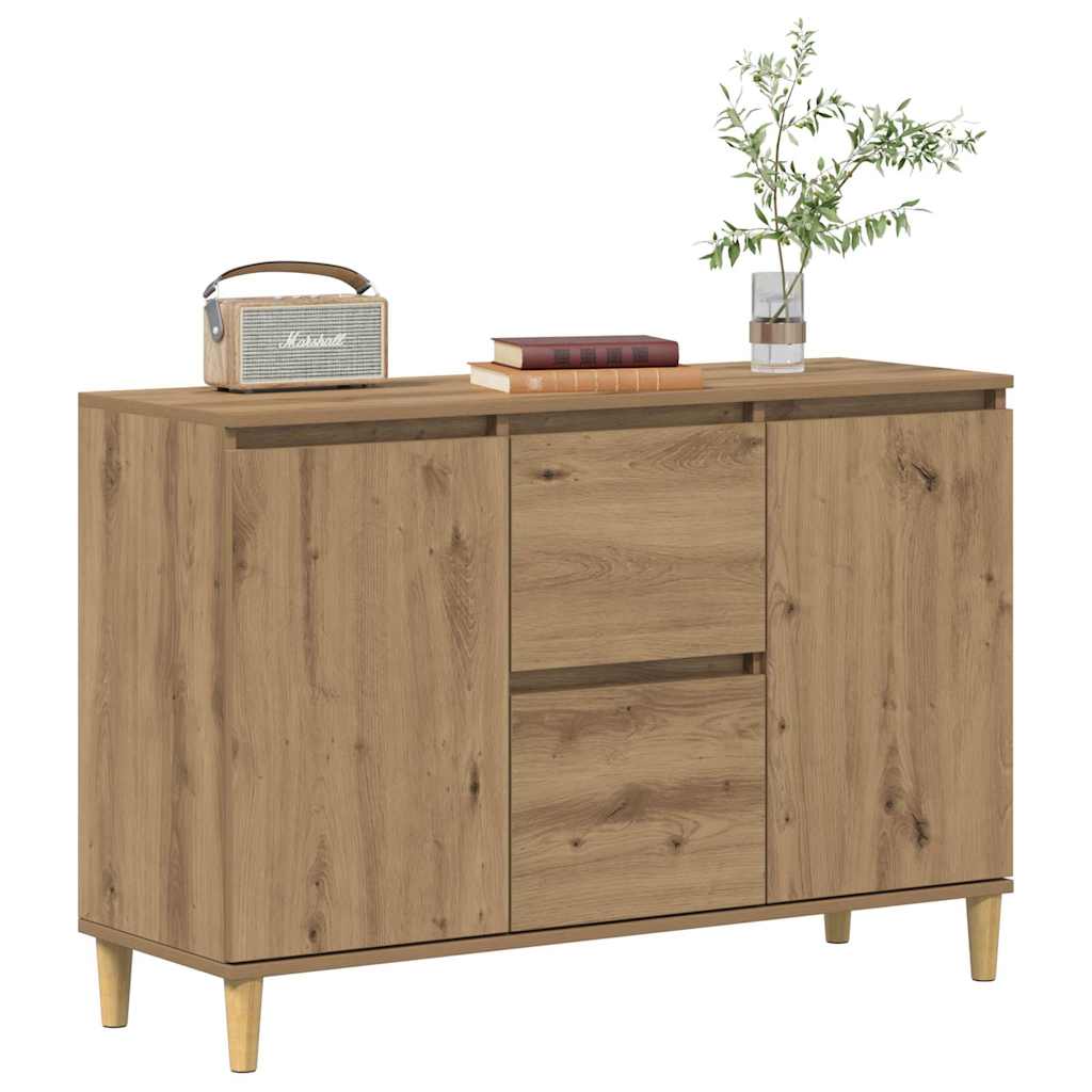 Komoda boja hrasta artisan 102x35x70 cm konstruirano drvo