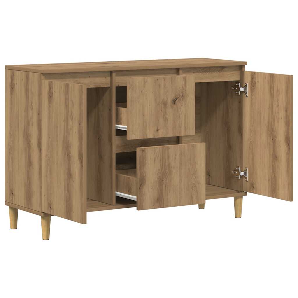 Komoda boja hrasta artisan 102x35x70 cm konstruirano drvo