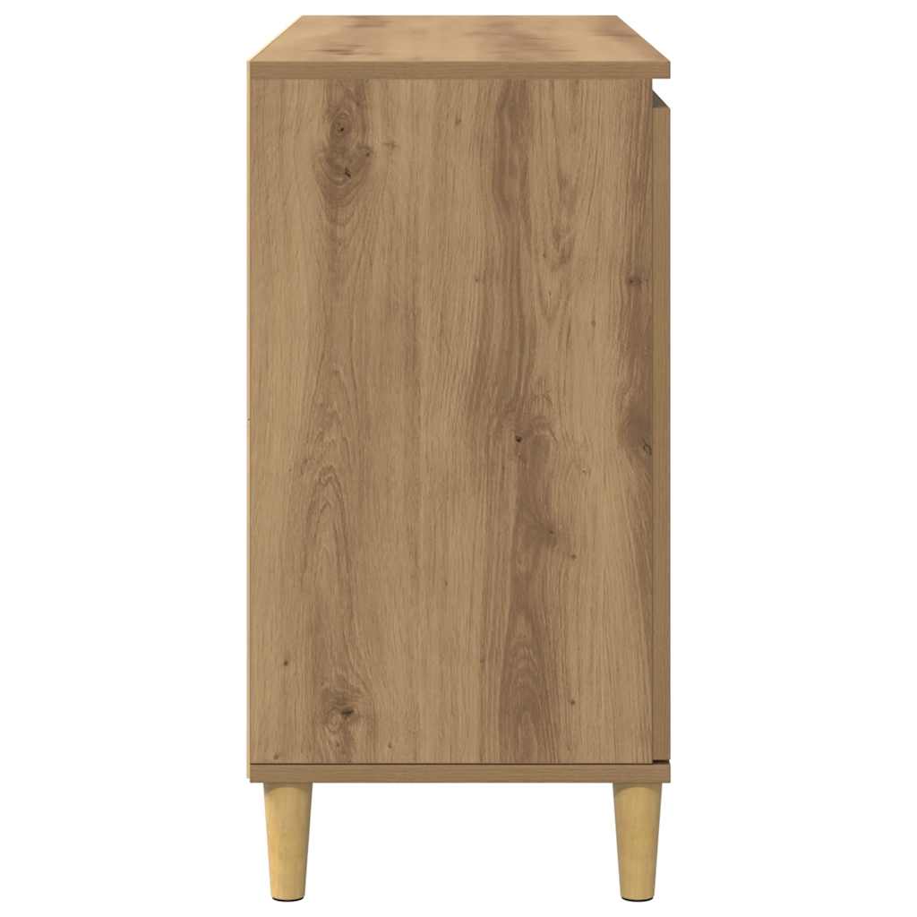 Komoda boja hrasta artisan 102x35x70 cm konstruirano drvo