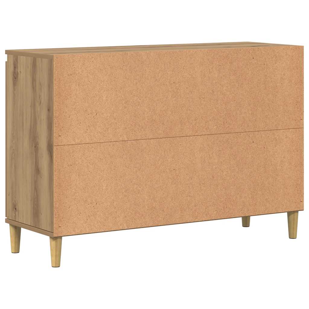 Komoda boja hrasta artisan 102x35x70 cm konstruirano drvo