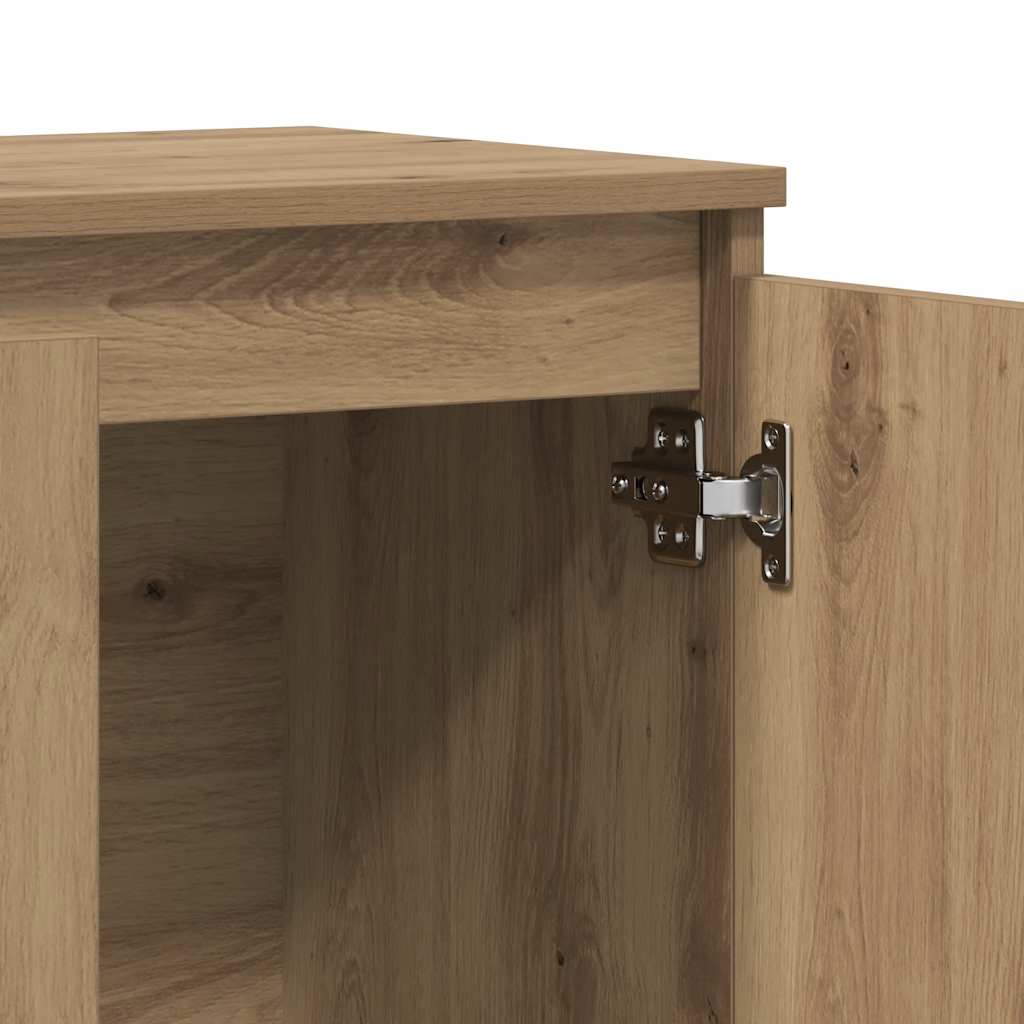 Komoda boja hrasta artisan 102x35x70 cm konstruirano drvo