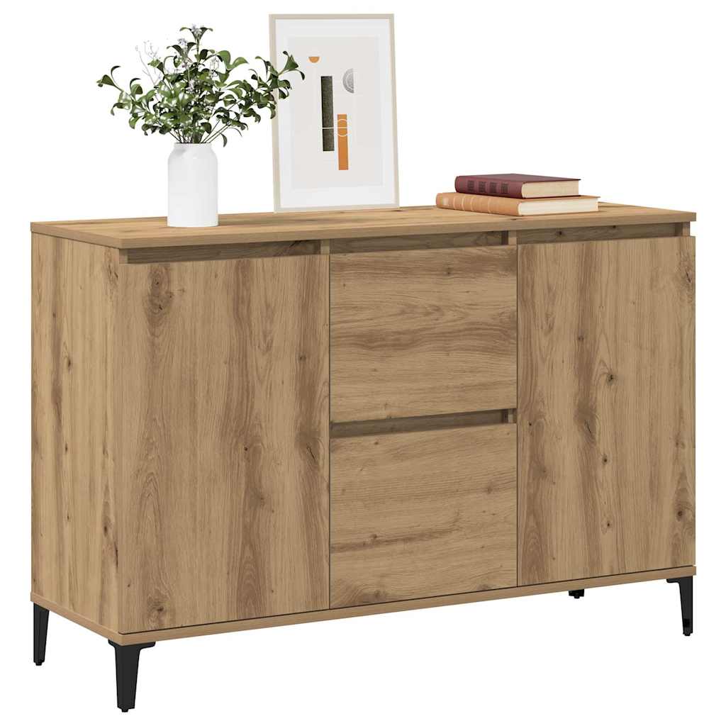 Komoda boja hrasta artisan 102x35x70 cm konstruirano drvo