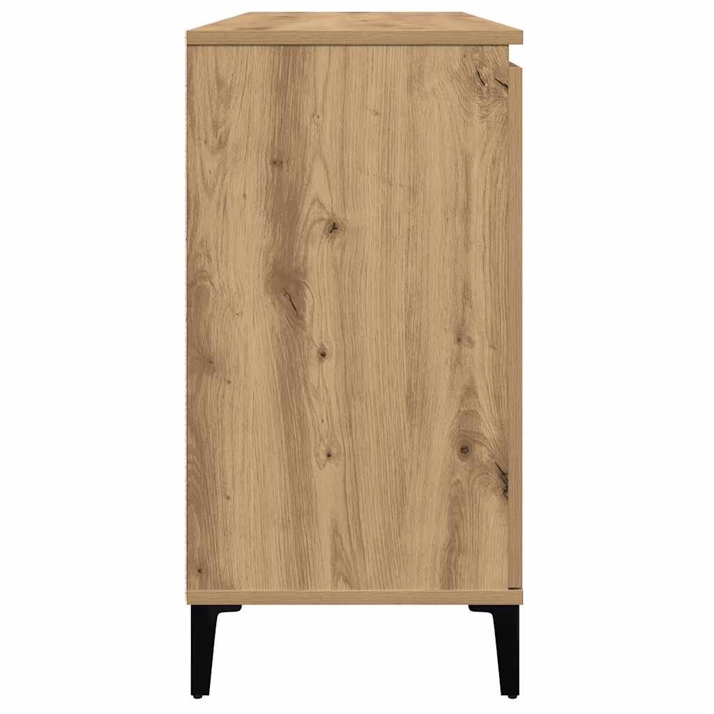 Komoda boja hrasta artisan 102x35x70 cm konstruirano drvo