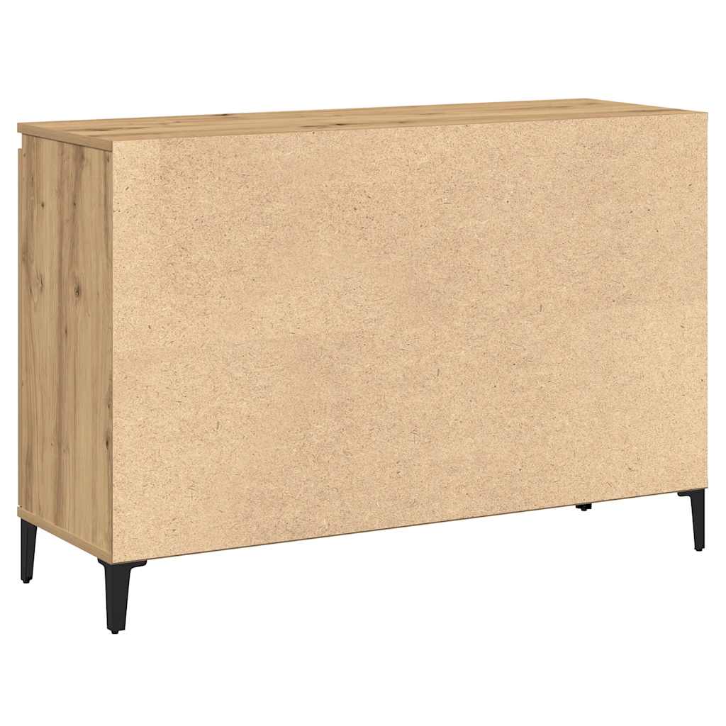 Komoda boja hrasta artisan 102x35x70 cm konstruirano drvo